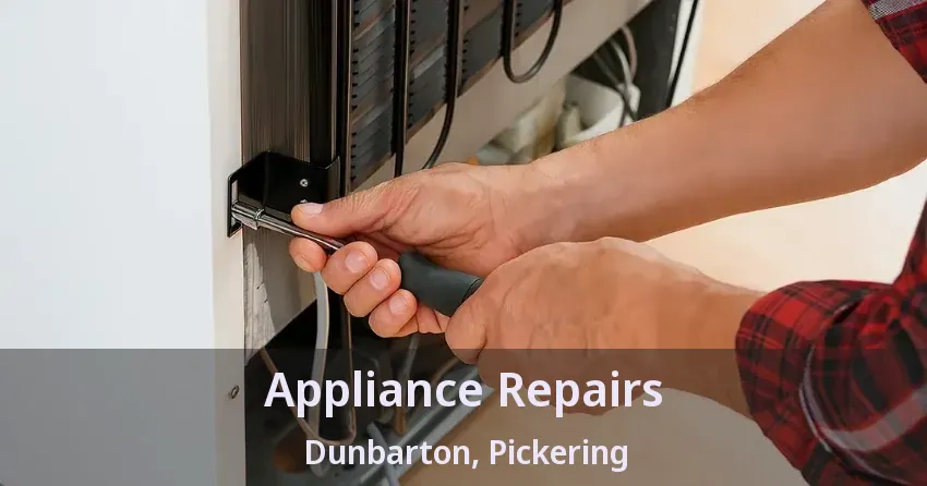Appliance Repairs Dunbarton, Pickering - ON