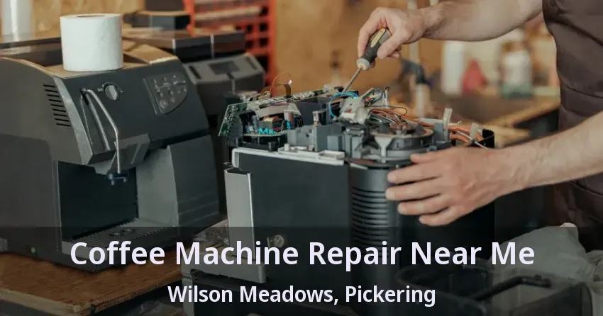 Coffee Machine Repair Near Me Wilson Meadows, Pickering - ON