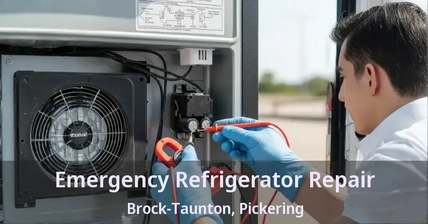 Emergency Refrigerator Repair Brock-Taunton, Pickering - ON