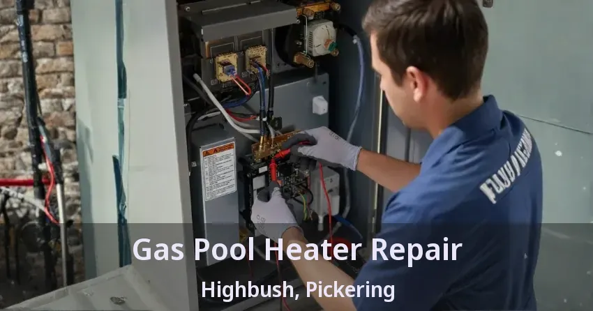 Gas Pool Heater Repair Highbush, Pickering - ON