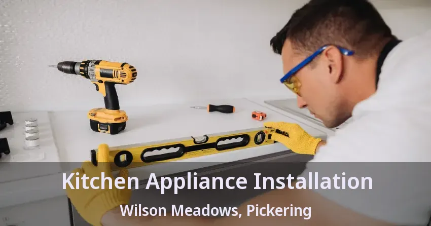Kitchen Appliance Installation Wilson Meadows, Pickering - ON