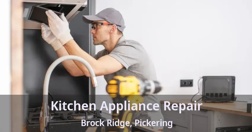 Kitchen Appliance Repair Brock Ridge, Pickering - ON