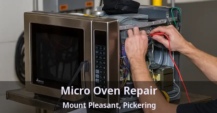 Micro Oven Repair Mount Pleasant, Pickering - ON