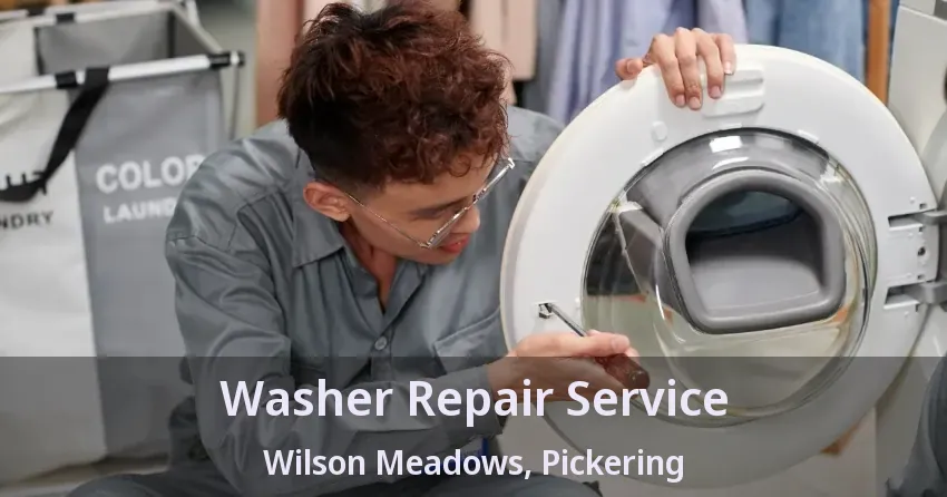 Washer Repair Service Wilson Meadows, Pickering - ON